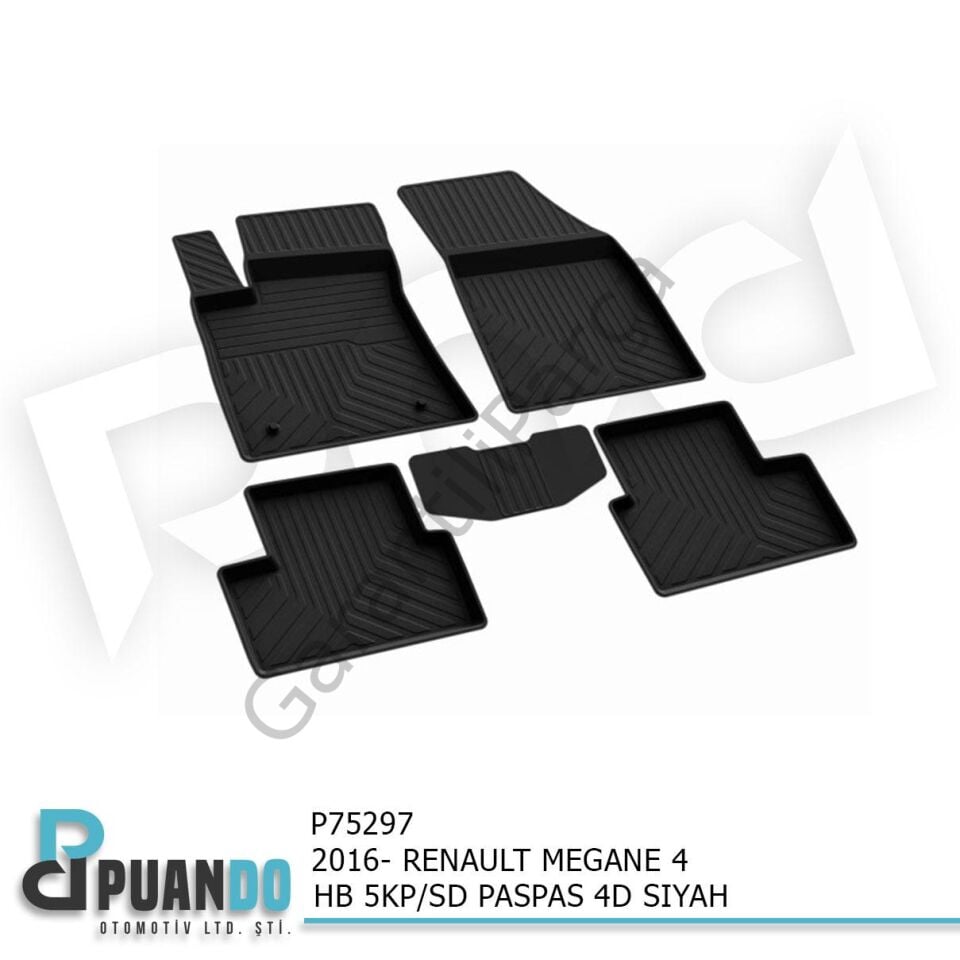 2016- RENAULT MEGANE 4 HB 5KP/SD PASPAS 4D SIYAH