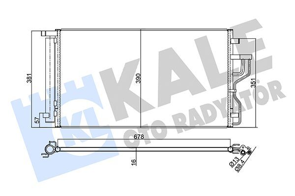 HYUNDAI IX35/SPORTAGE 2010- KLIMA RADYATÖRÜ 976062S500 KALE
