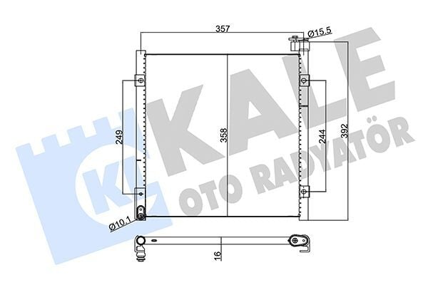 HONDA CIVIC (EJ, EK, EL) 96-00 KLIMA RADYATÖRÜ 80110-S04-K81 KALE