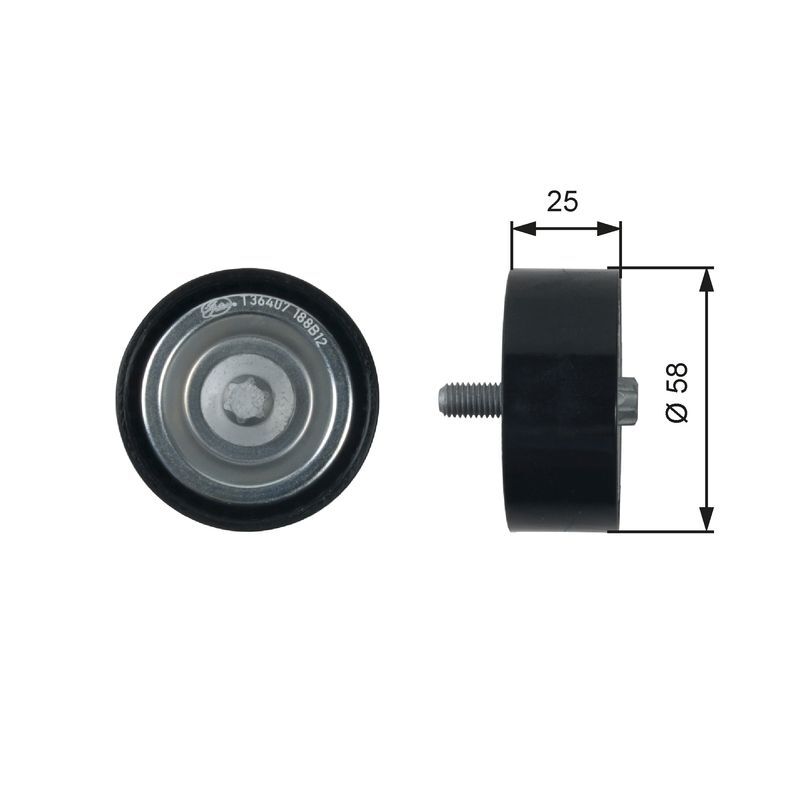 MERCEDES-BENZ W169-245 04-12 V KAYIS GERGI RULMANI A2662020419 INA
