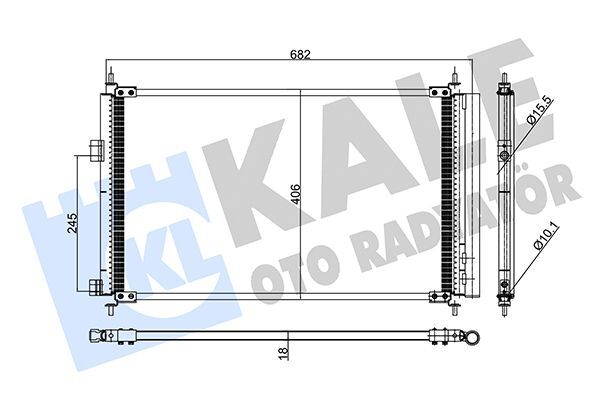 TOYOTA RAV4 (A3) 06-12 KLIMA RADYATÖRÜ 88460-42100 KALE