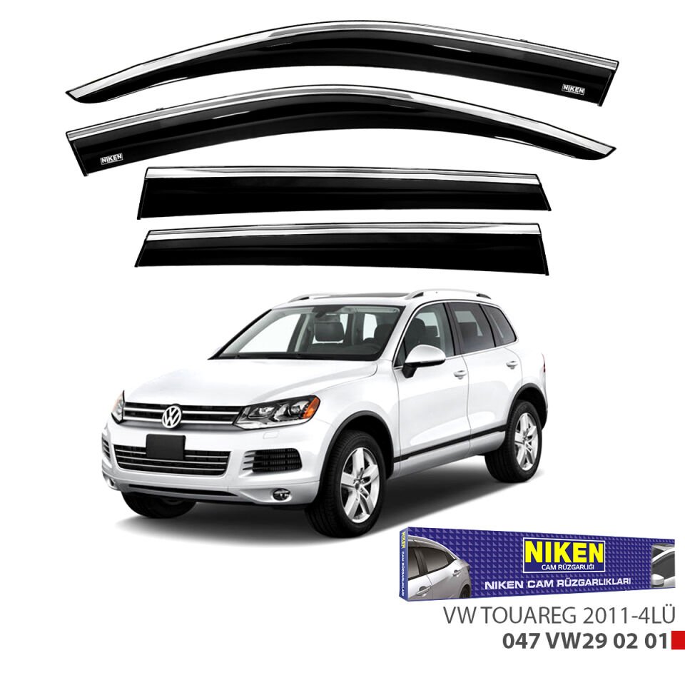 VW TOUAREG 2011- KROMLU CAM RÜZGARLIĞI 4LÜ