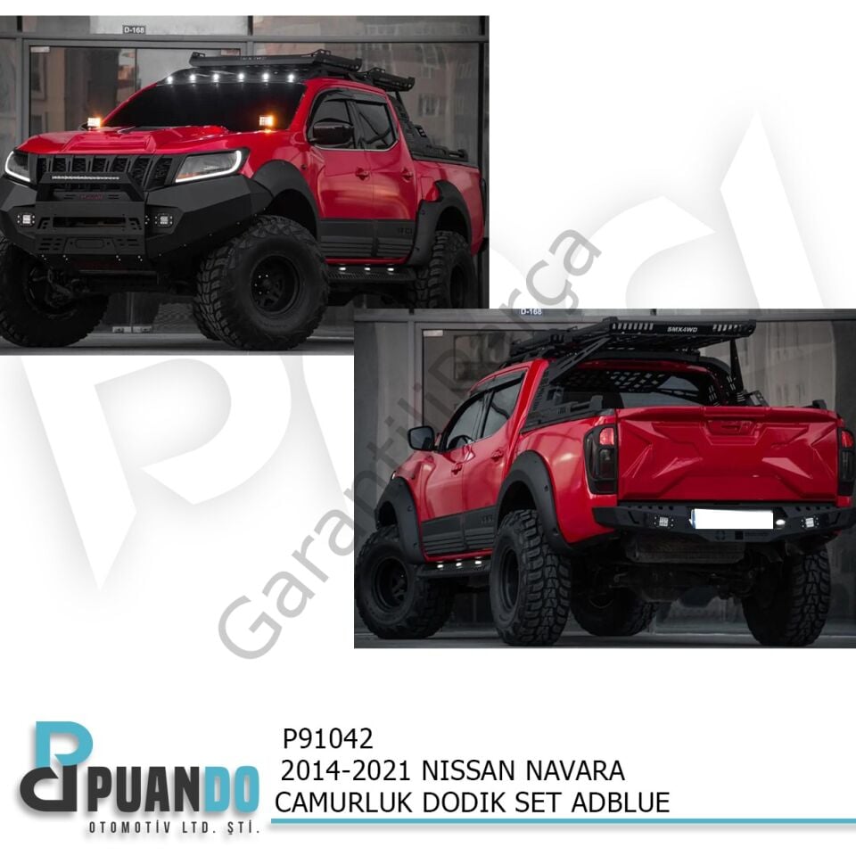 2014-2021 NISSAN NAVARA CAMURLUK DODIK SET ADBLUE