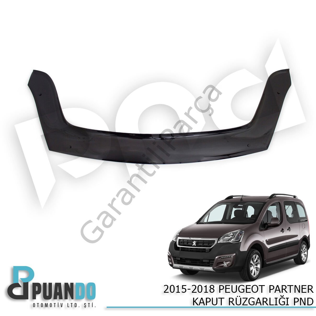 2015-2018 PEUGEOT PARTNER KAPUT RUZGARLIGI PND