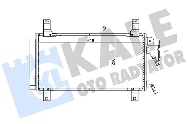 MAZDA 6 (GG) 02-07 KLIMA RADYATÖRÜ GJYA-61-48ZA KALE