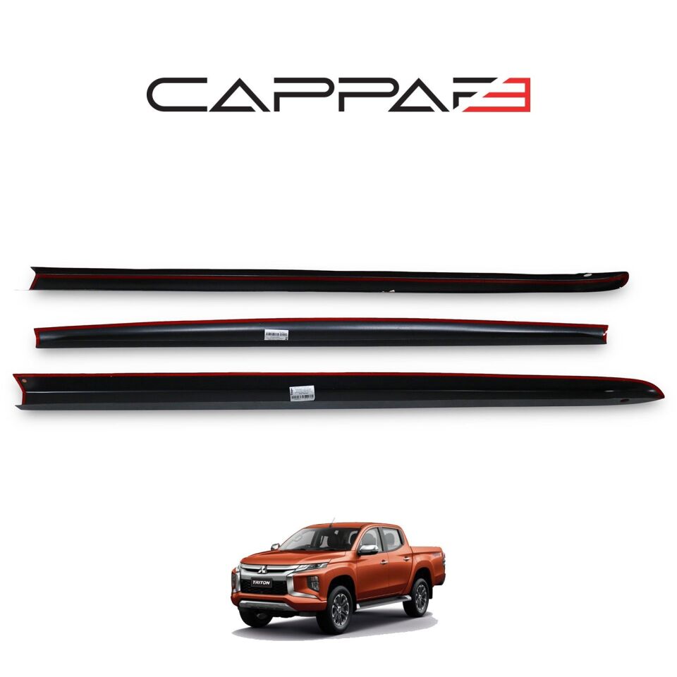 Mitsubishi L200 2019- Yılı ve Sonrası Uyumlu Kasa Kenar Koruma 3 Parça