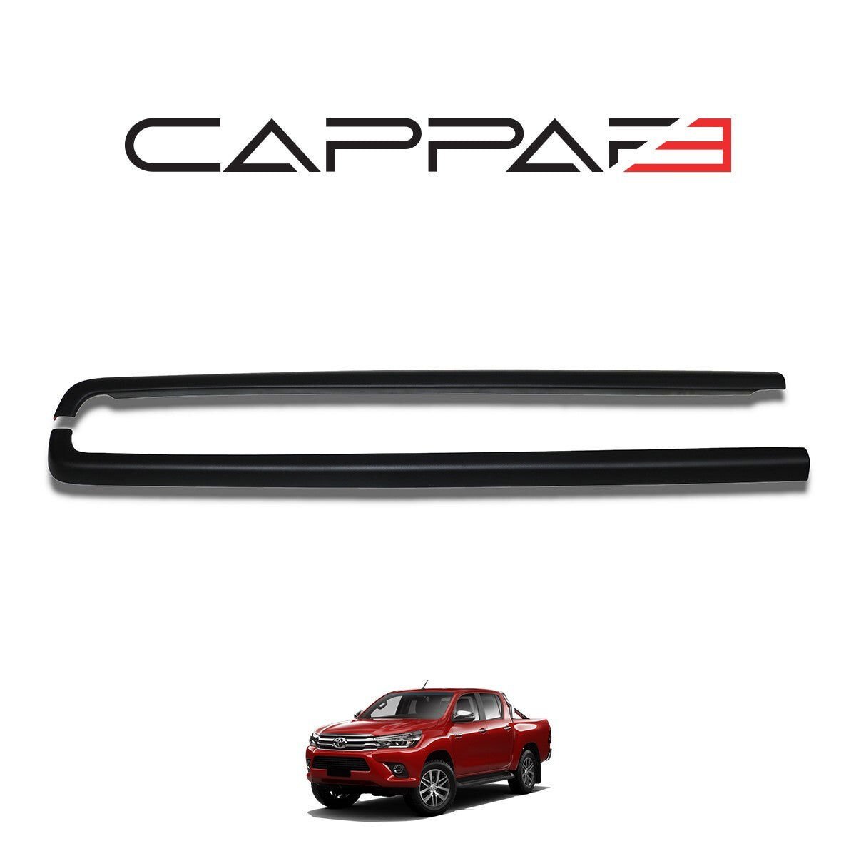 Toyota Hilux 2021- Yılı ve Sonrası Uyumlu Kasa Kenar Koruma 2 Parça