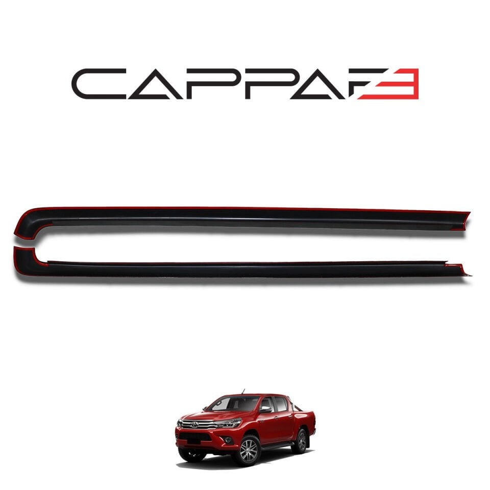 Toyota Hilux 2021- Yılı ve Sonrası Uyumlu Kasa Kenar Koruma 2 Parça