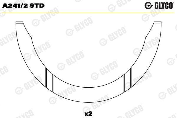 BMW FREELANDER 1 98-06 KENAR AY YATAK WAM2492 GLYCO