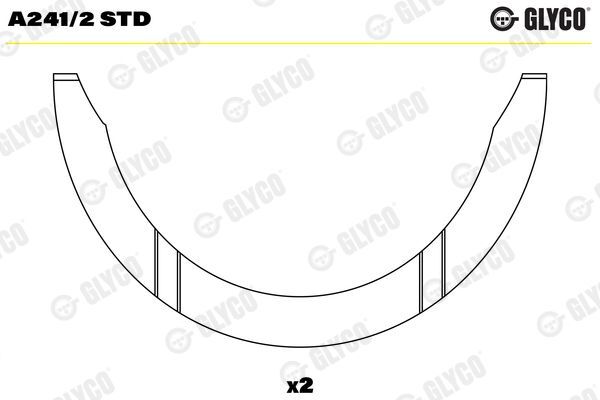BMW FREELANDER 1 98-06 KENAR AY YATAK WAM2492 GLYCO