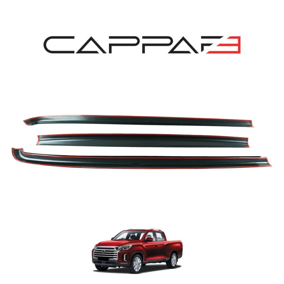 Ssangyong Musso 2021- Yılı ve Sonrası Uyumlu Kasa Kenar Koruma 3 Parça