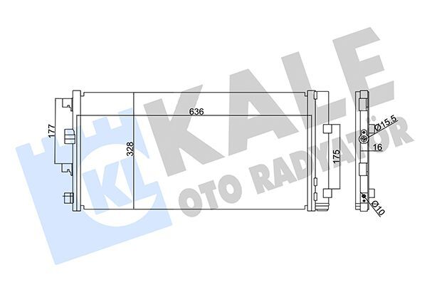 RENAULT DUSTER 10- KLIMA RADYATÖRÜ 8200880551 KALE