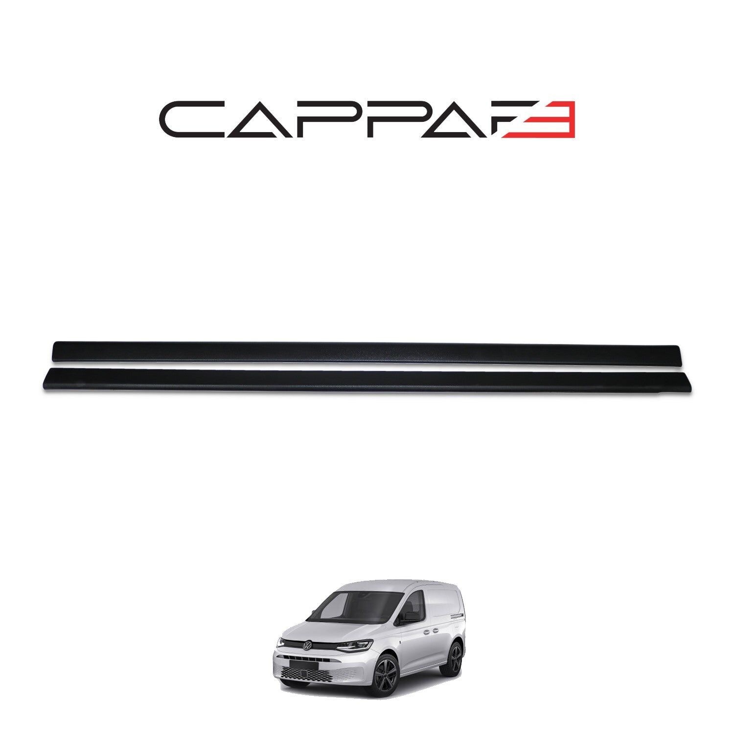Volkswagen Caddy 2021- Yılı ve Sonrası Uyumlu Yan Marşpiyel 2 Parça