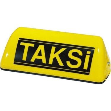 TAKSİ LAMBASI MIKNATISLI SARI TAKSİ YAZILI