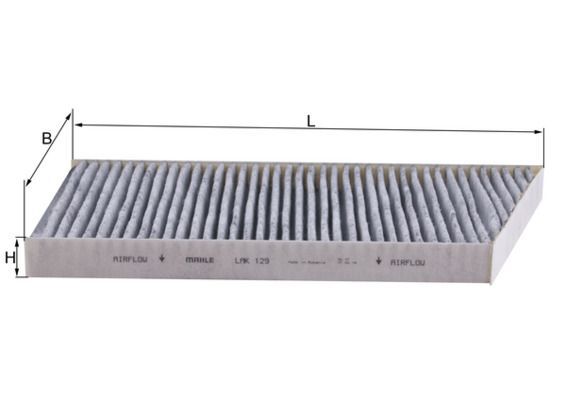 MERCEDES-BENZ W203-209 97-08 POLEN FILTRESI A2038300918 MAHLE