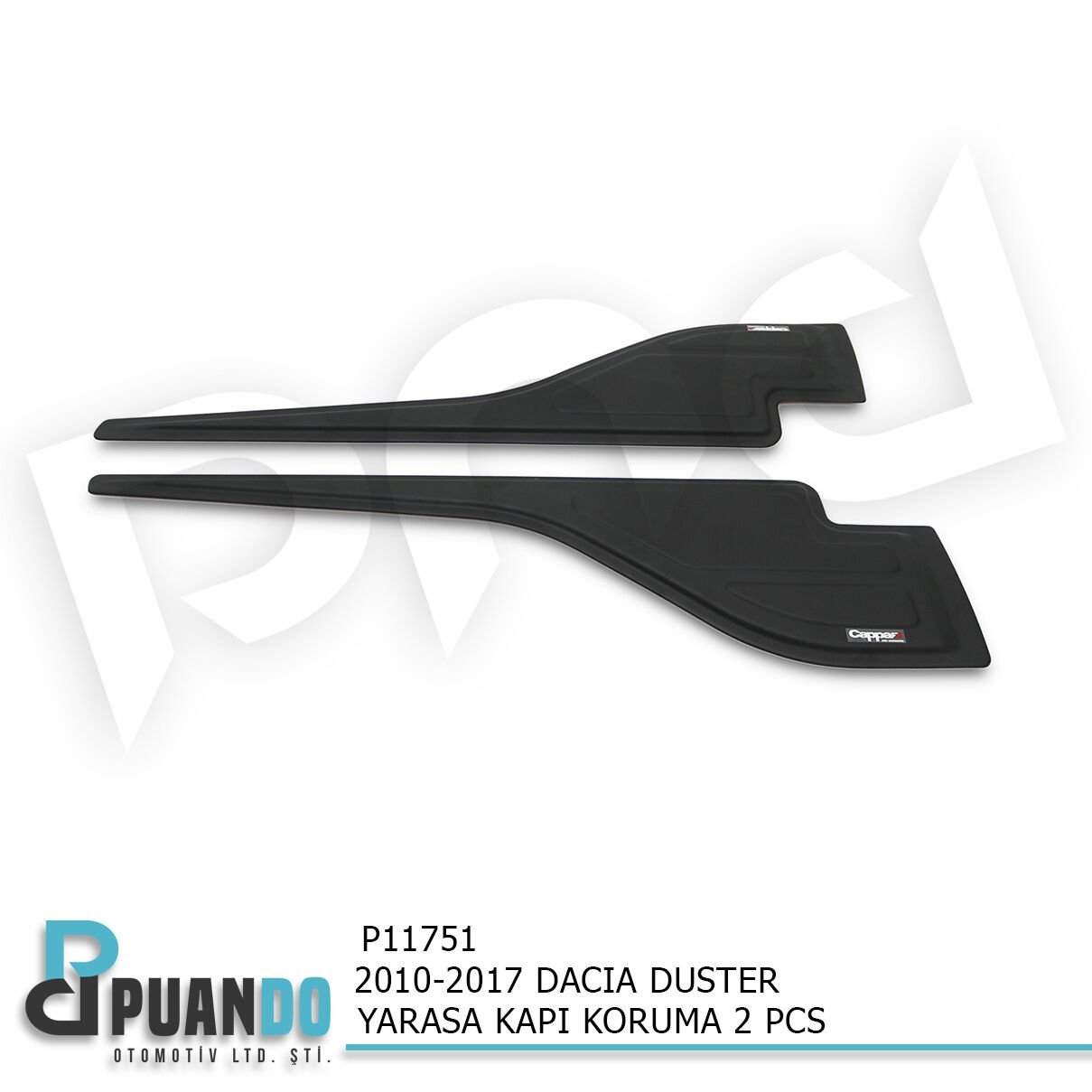 2010-2017 DACIA DUSTER YARASA KAPI KORUMA 2 PCS