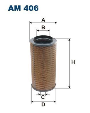 MERCEDES-BENZ T1/TN 209-307-207 1976-1990 HAVA FILTRESI A0020947004 FILTRON