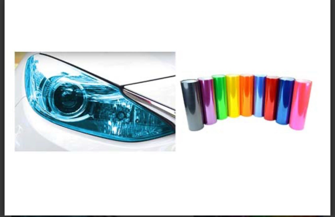 FAR FİLMİ RENKLİ 40CM*10MT KOYU SİYAH