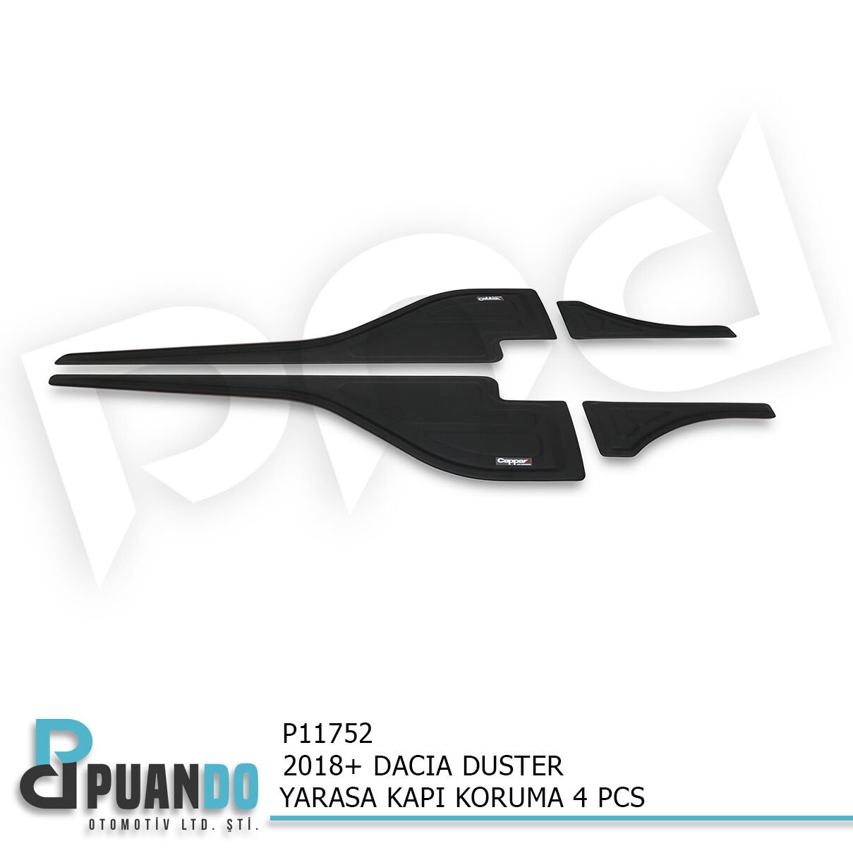 2018+ DACIA DUSTER YARASA KAPI KORUMA 4 PCS