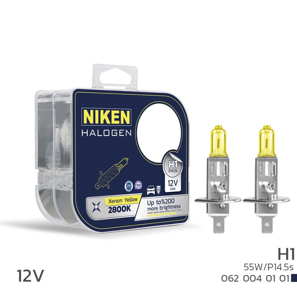NIKEN 12V H1 55W SARI IŞIK AMPUL 2800 KELVIN