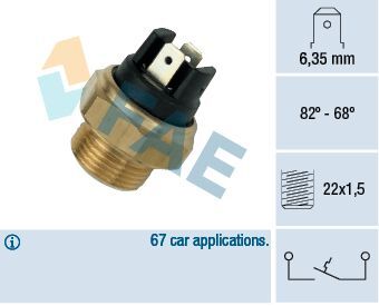 FIAT M131 R9 R11 78- FAN MÜSÜRÜ 0242.10 FAE