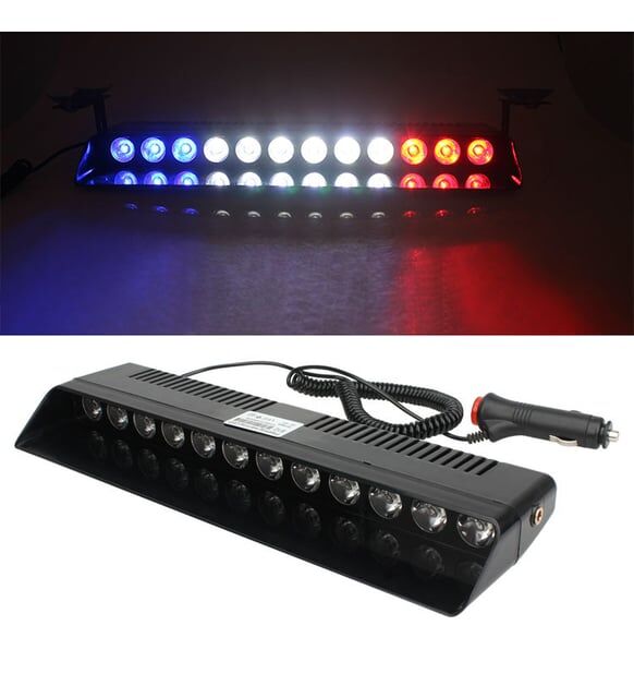 VANTUZLU ÇAKAR 12 LED KIRMIZI MAVİ BEYAZ