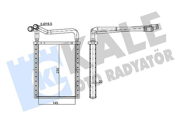 HYUNDAI ACCENT ERA 2006- KALORIFER RADYATÖRÜ 971381E000 KALE