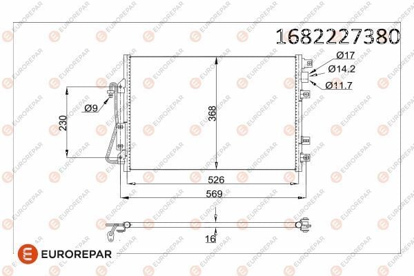 97-00 RADYATOR 2765000Q0G /1609636380 EUROREPAR