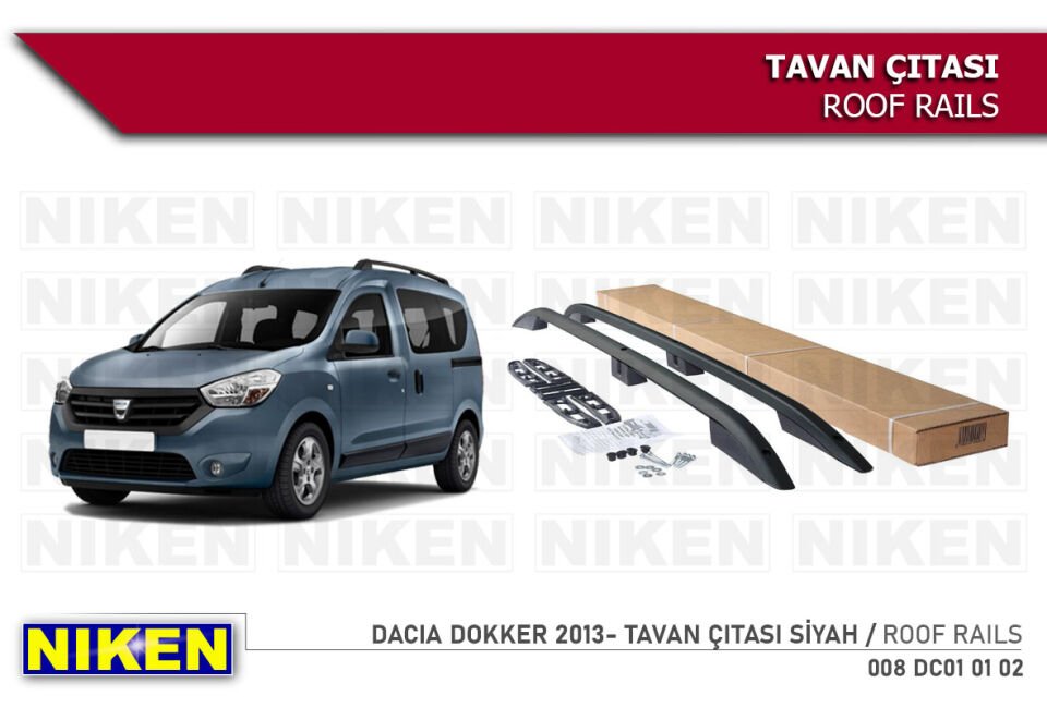 DACIA DOKKER 2013- TAVAN ÇITASI SİYAH