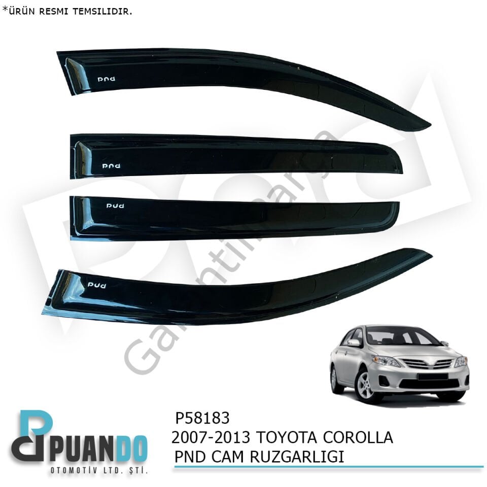 2007-2013 TOYOTA COROLLA PND CAM RUZGARLIGI