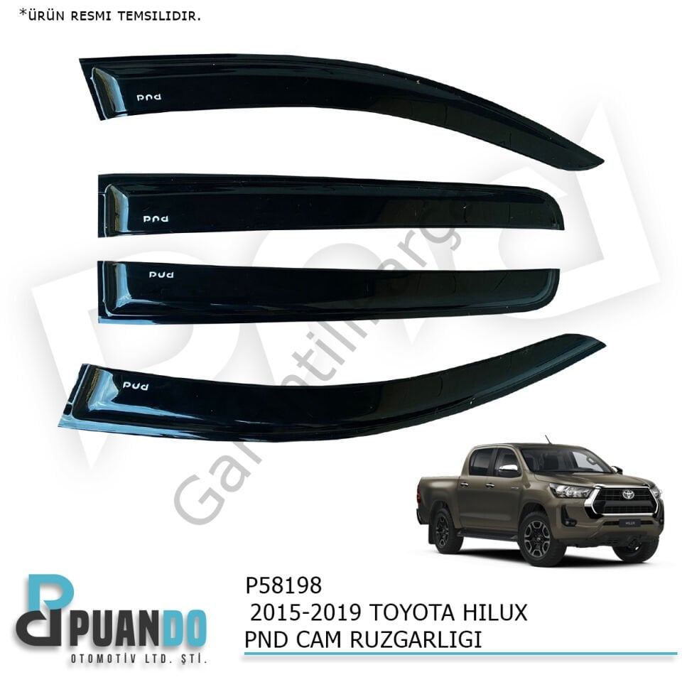 2012-2016 TOYOTA HILUX PND CAM RUZGARLIGI