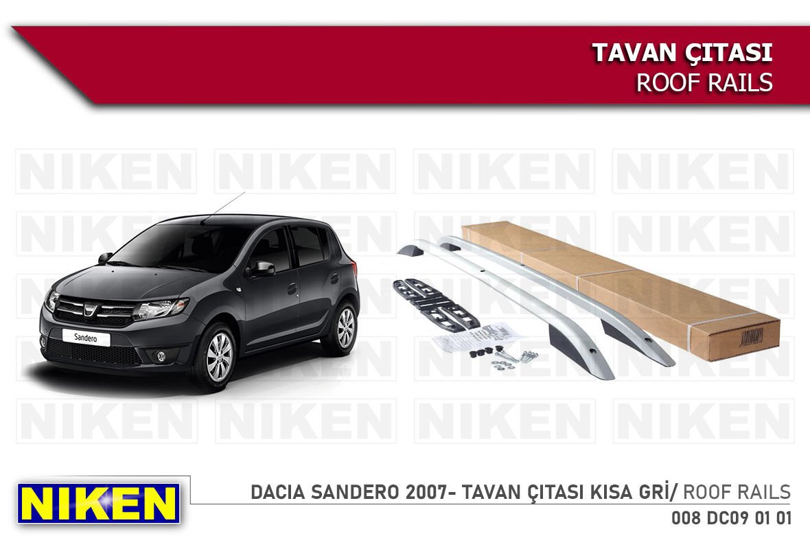 DACIA SANDERO 2007- TAVAN ÇITASI KISA GRİ