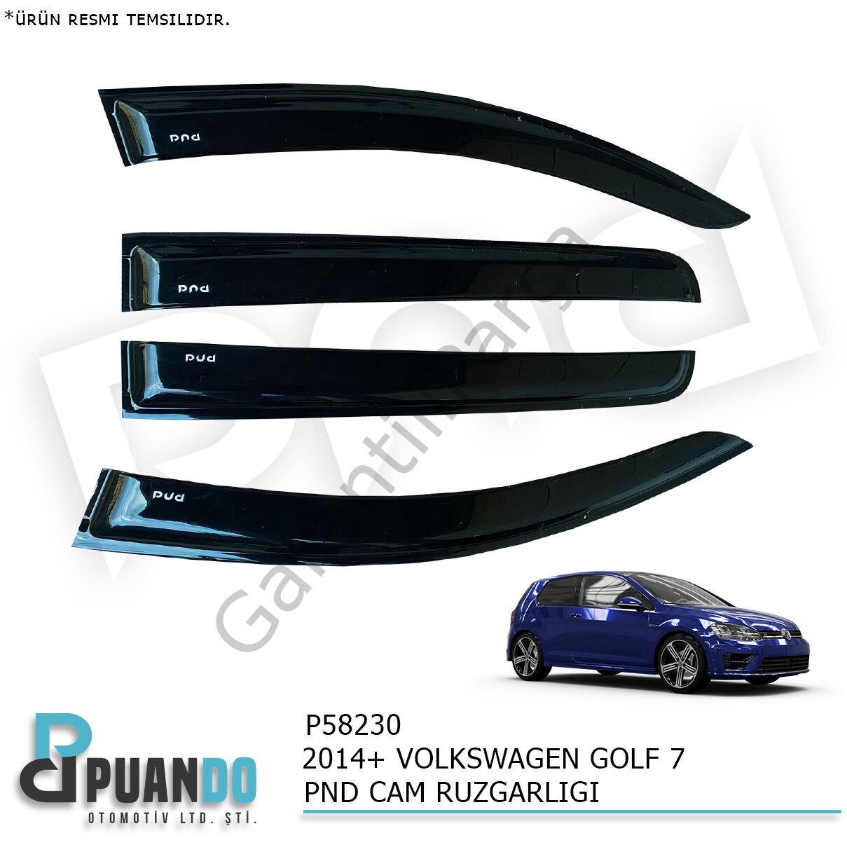2014+ VOLKSWAGEN GOLF 7 PND CAM RUZGARLIGI
