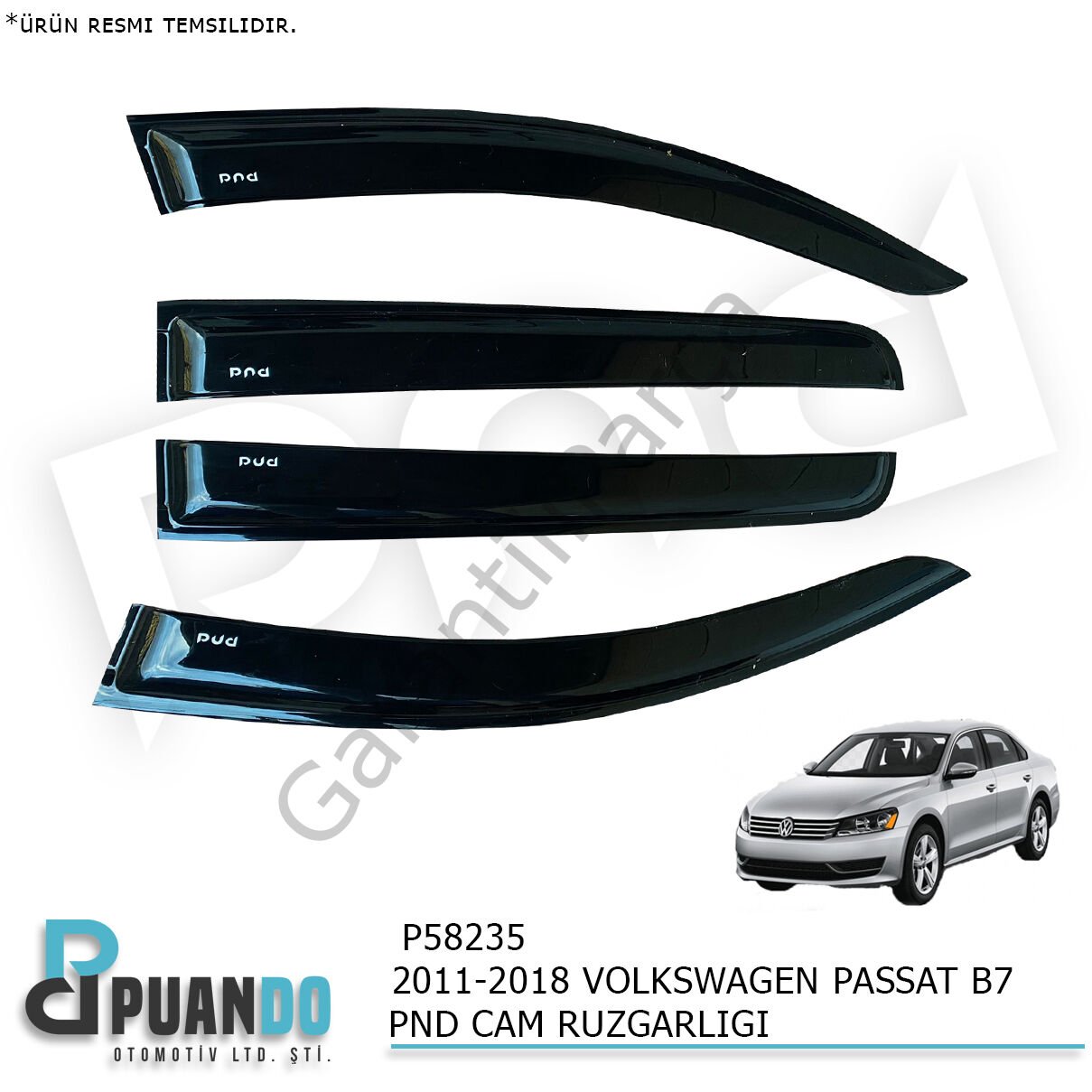 2011-2018 VOLKSWAGEN PASSAT B7 PND CAM RUZGARLIGI
