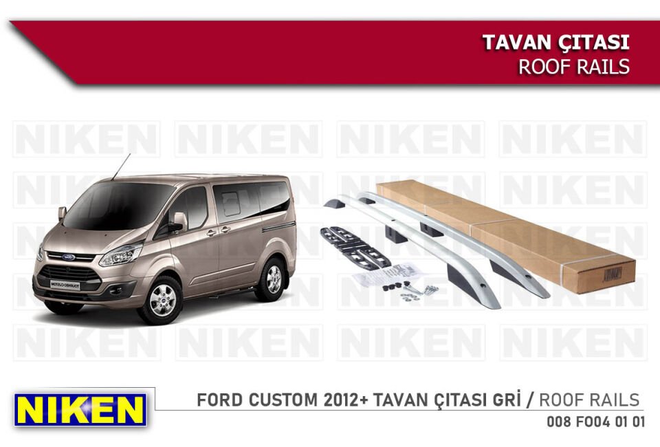FORD CUSTOM 2012-2023 TAVAN ÇITASI KISA GRİ