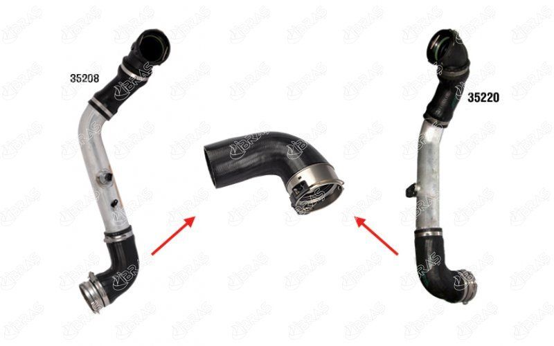 BMW E60-E61 03-10 TURBO HORTUMU 11617799400 IBRAS