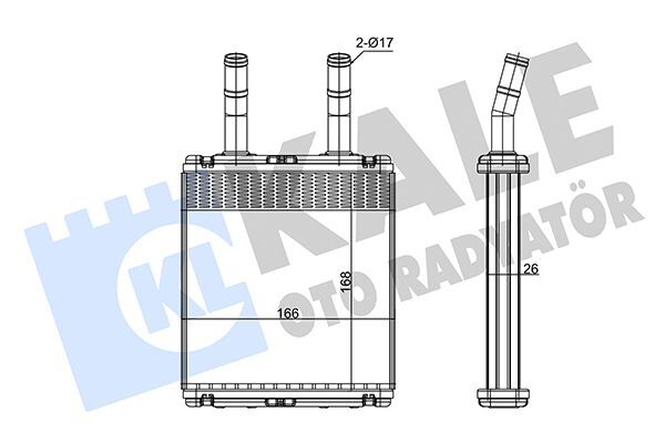 HYUNDAI ACCENT/ACCENT MIL/ACCENT ADM 1995-2005 KALORIFER RADYATÖRÜ 9722122001 KALE