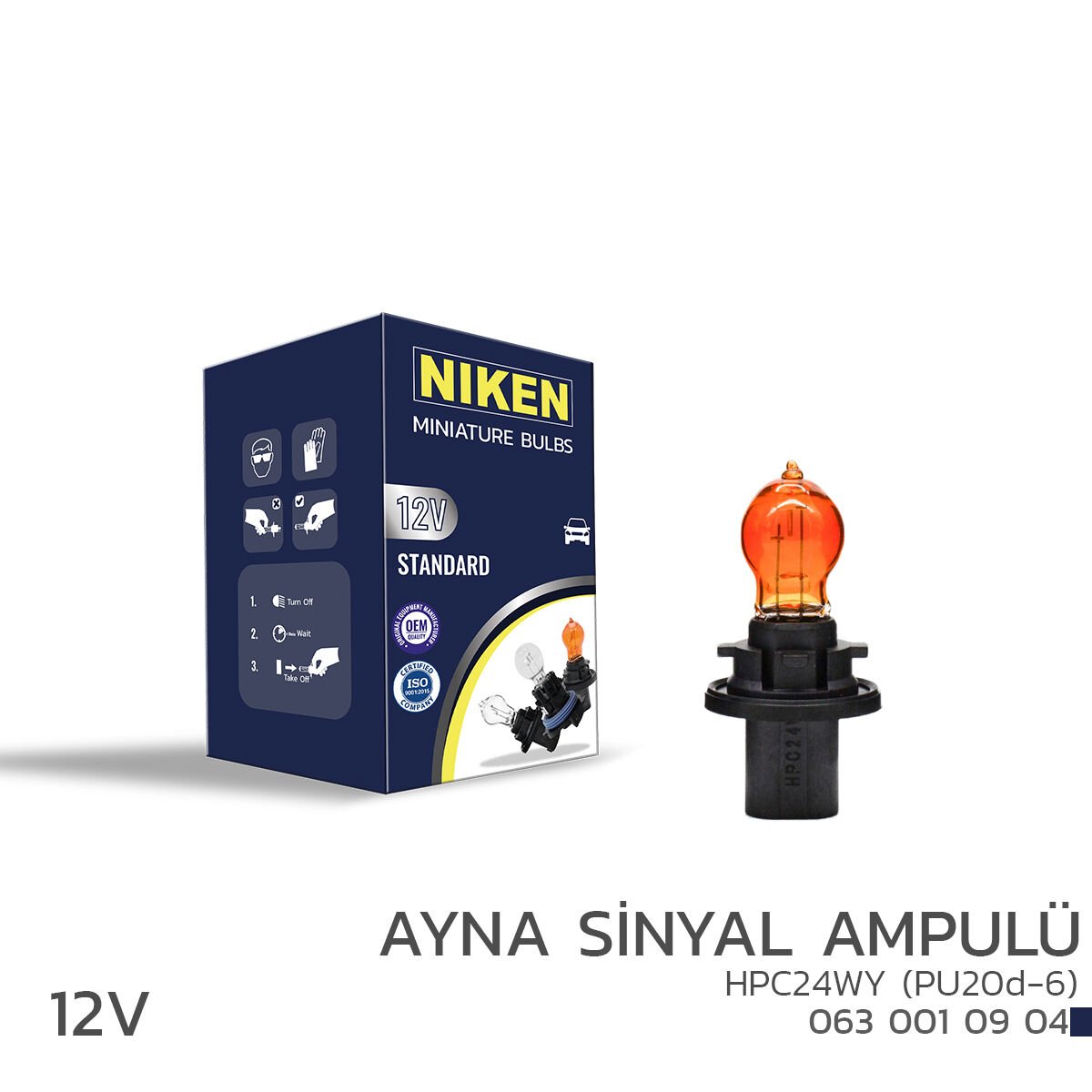 NIKEN 12V HPC24WY AYNA SİNYAL AMP(PU20d-6)AMB 10LU