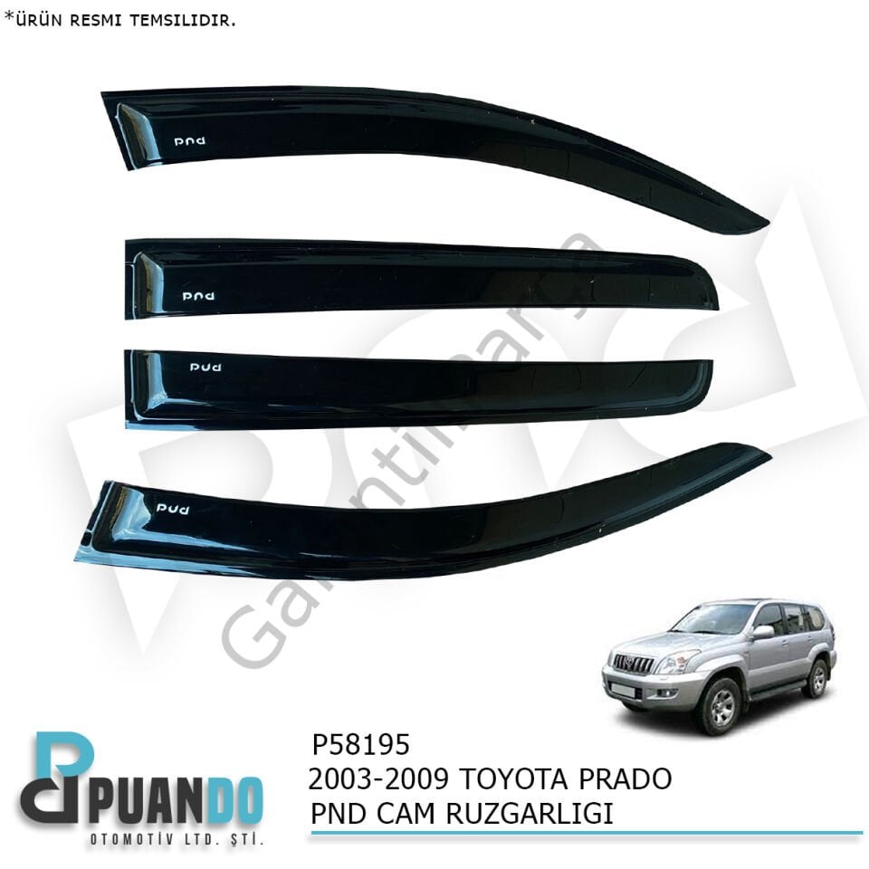 2003-2009 TOYOTA PRADO PND CAM RUZGARLIGI