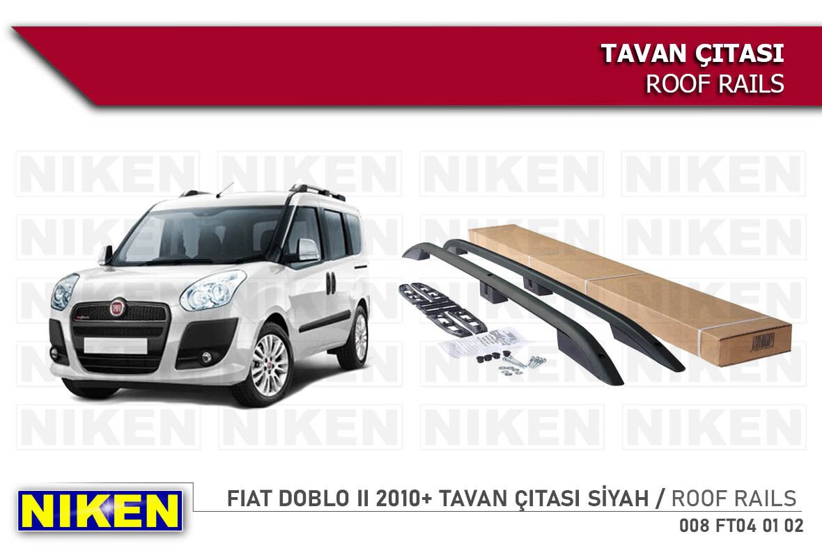 FIAT DOBLO II 2010- TAVAN ÇITASI KISA SİYAH