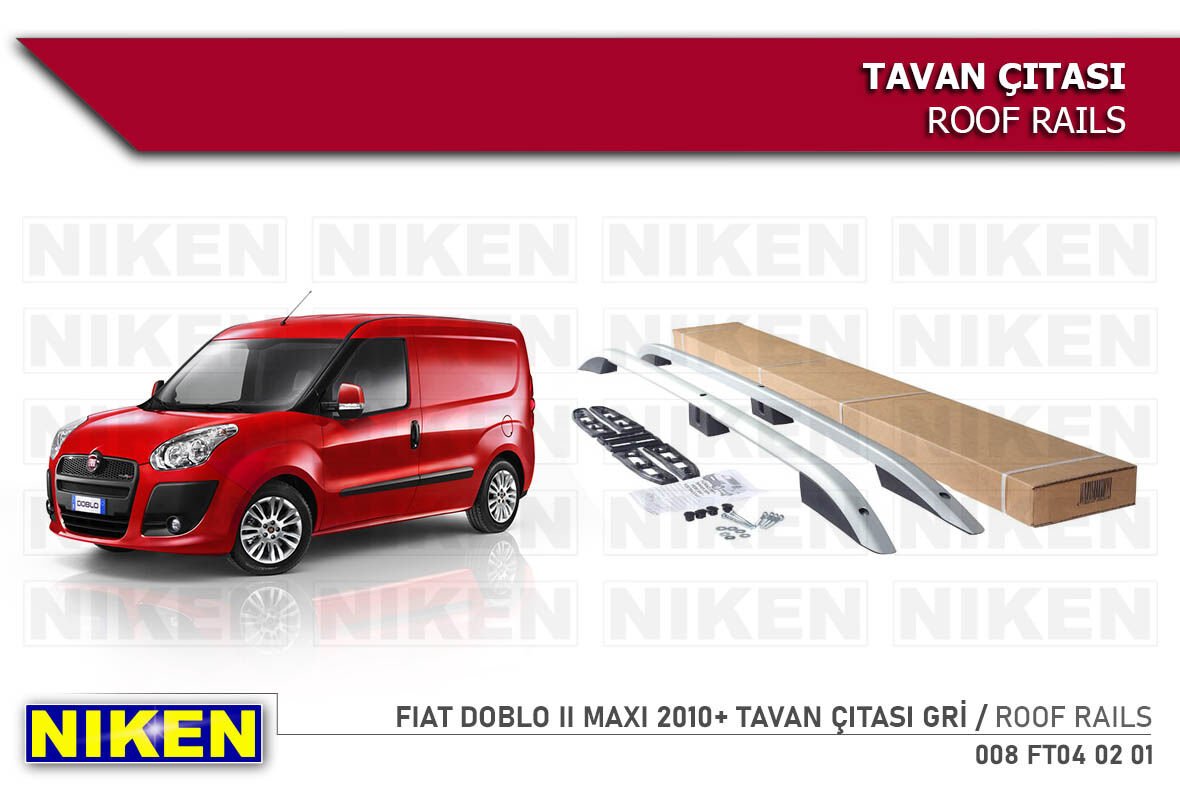 FIAT DOBLO II MAXI 2010- TAVAN ÇITASI UZUN GRİ