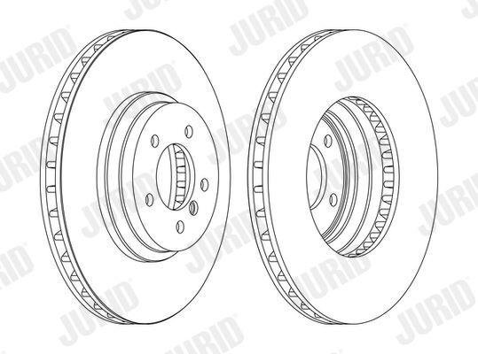 BMW E90-E91-E92-E93-X1 E84 08-11 FREN DISKI ÖN 34116855000 JURID