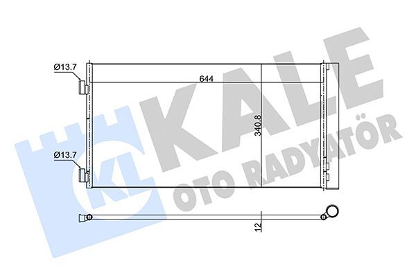 BMW MINI R55-R56-R57-R58-R59 07-16 KLIMA RADYATÖRÜ 64539228607 BOSCH