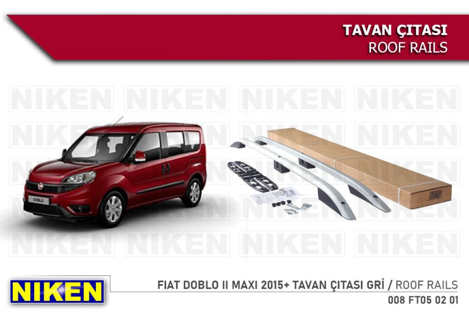 FIAT DOBLO II MAXI 2015- TAVAN ÇITASI UZUN GRİ