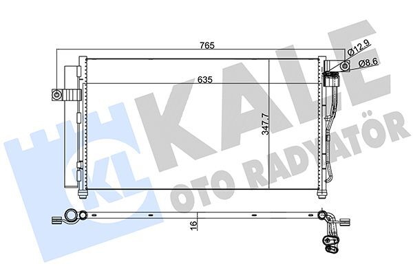 HYUNDAI ACCENT ERA 2006- KLIMA RADYATÖRÜ 976061E000 KALE