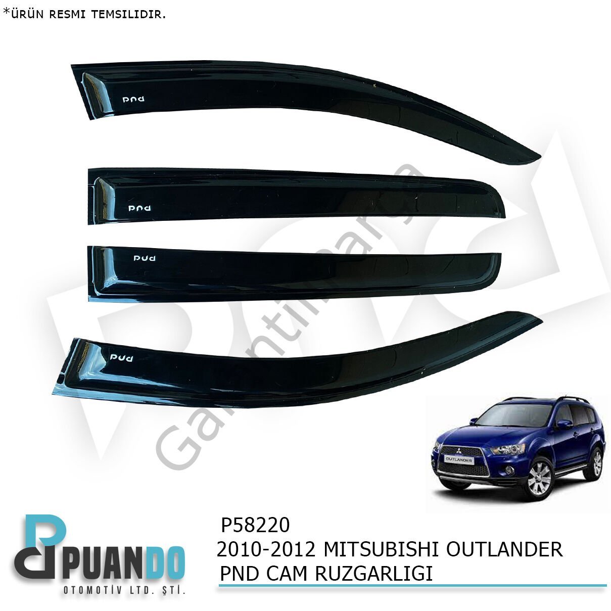 2010-2012 MITSUBISHI OUTLANDER PND CAM RUZGARLIGI