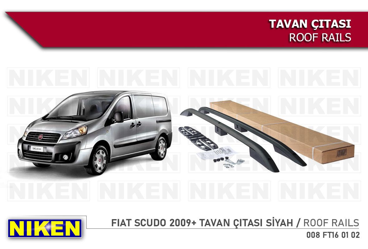FIAT SCUDO 2009- TAVAN ÇITASI KISA SİYAH