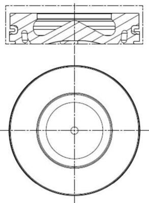 BMW E81-E82-E87-E90-E91-E92-E93-E60-E61-X3 E83 05-11 PISTON+SEGMAN 11257803033 FEDERAL