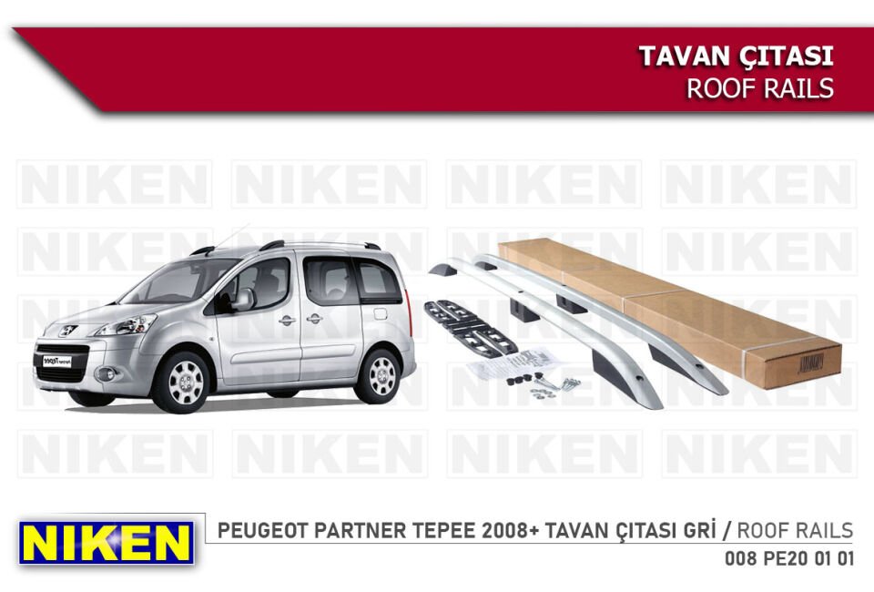 PEUGEOT PARTNER TEPEE 2008- TAVAN ÇITASI GRİ