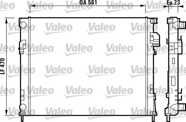 RENAULT TRAFIC II/VIVARO 01- SU RADYATÖRÜ 8200073817 VALEO